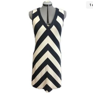 Tory Burch blue and white dress